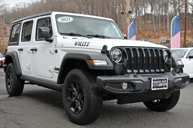 Photo of 2021 Bright White Clearcoat Jeep Wrangler Unlimited
