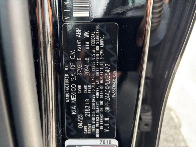 Photo of 2023 Aurora Black Kia Forte