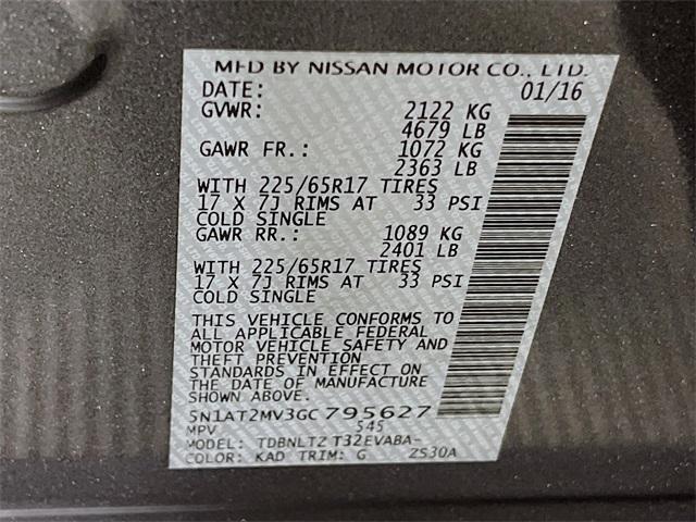 Photo of 2016 Gun Metallic Nissan Rogue