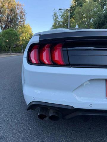 Photo of 2021 White Ford Mustang
