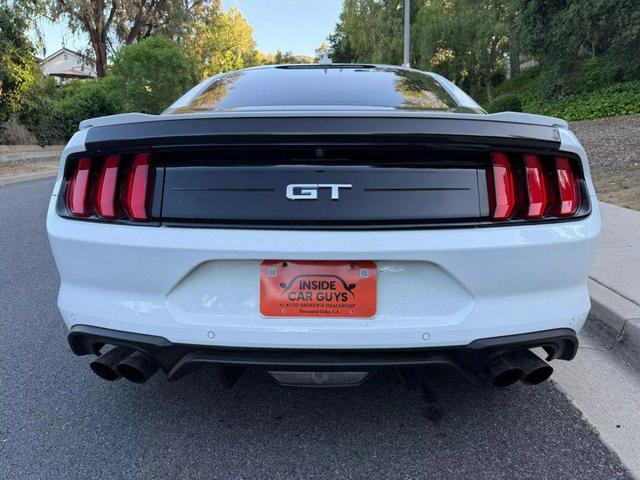 Photo of 2021 White Ford Mustang