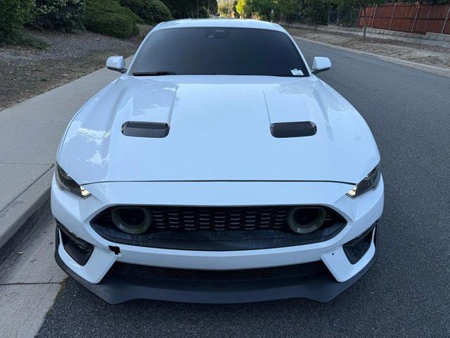 Photo of 2021 White Ford Mustang