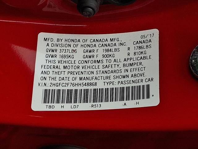 Photo of 2017 Rallye Red Honda Civic