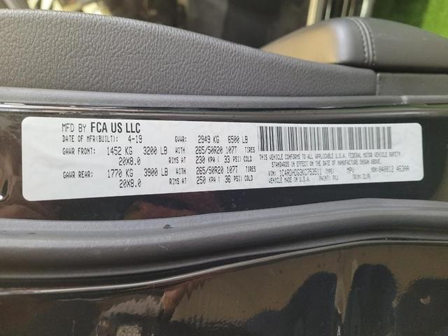 Photo of 2019 DB Black Clearcoat Dodge Durango