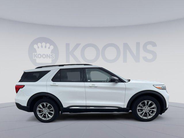 Photo of 2022 Star White Metallic Tri-Coat Ford Explorer