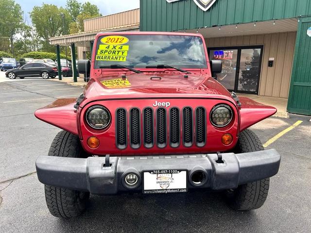 Photo of 2012 Burgundy Jeep Wrangler Unlimited