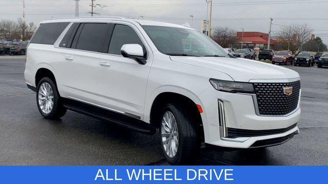 Photo of 2023 Crystal White Tricoat Cadillac Escalade ESV
