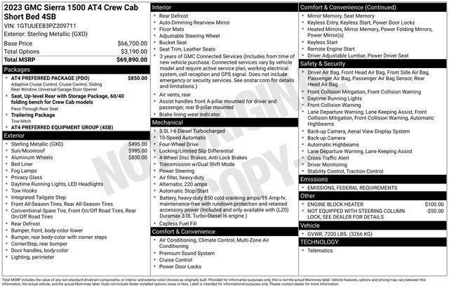 Photo of 2023 Sterling Metallic GMC Sierra 1500