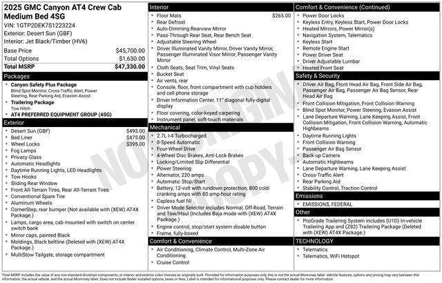 Photo of 2025 Desert Sun GMC Canyon