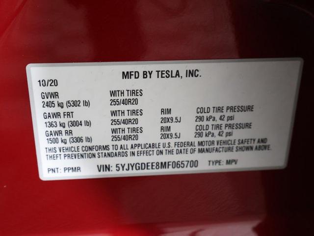 Photo of 2021 Red Multi-Coat Tesla Model Y