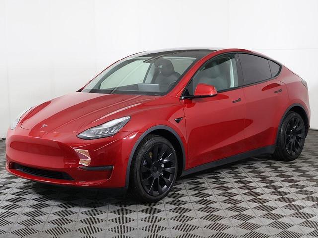Photo of 2021 Red Multi-Coat Tesla Model Y