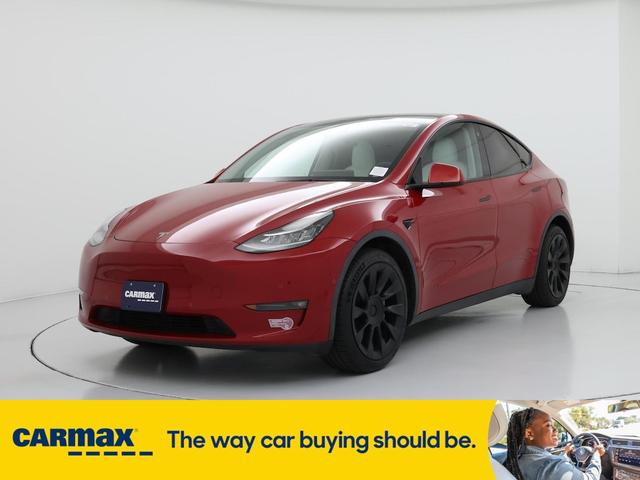 Photo of 2021 Red Tesla Model Y