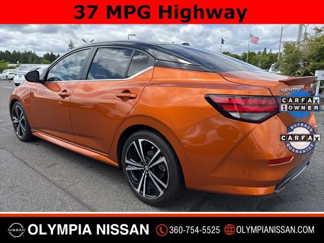 Photo of 2023 Monarch Orange Metallic/Super Black Nissan Sentra