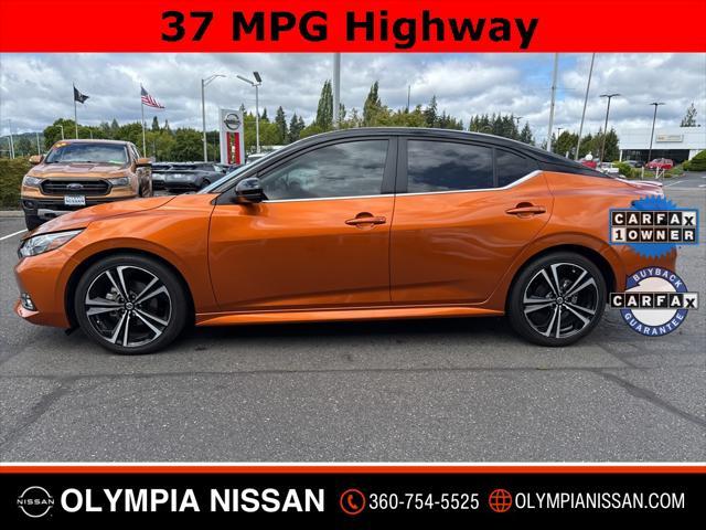 Photo of 2023 Monarch Orange Metallic/Super Black Nissan Sentra