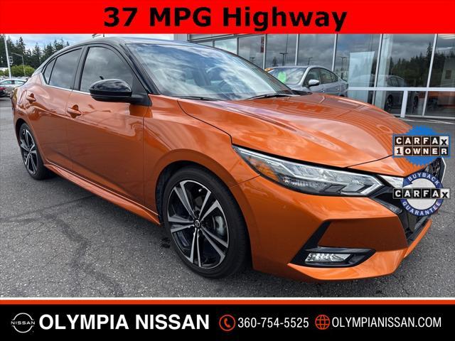 Photo of 2023 Monarch Orange Metallic/Super Black Nissan Sentra