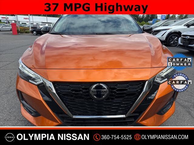 Photo of 2023 Monarch Orange Metallic/Super Black Nissan Sentra