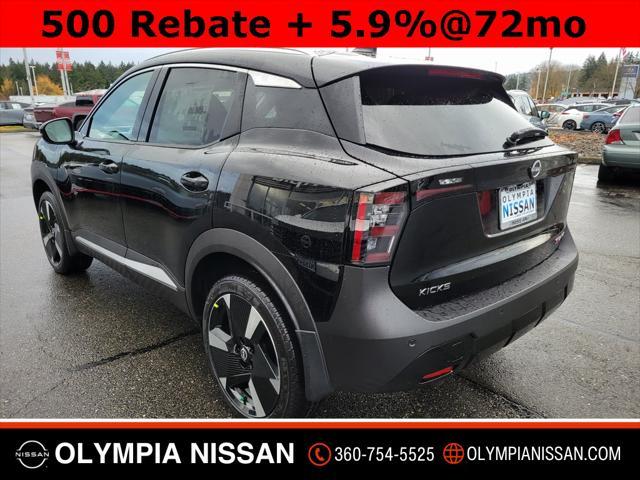 Photo of 2025 Super Black Nissan Kicks