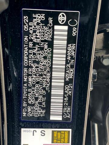 Photo of 2023 Black Toyota Corolla Hatchback