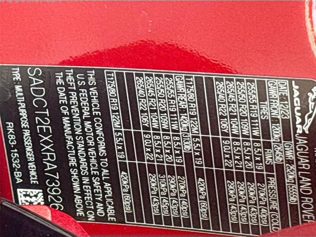 Photo of 2024 Firenze Red Metallic Jaguar F-PACE