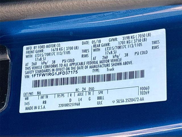 Photo of 2018 Lightning Blue Ford F-150