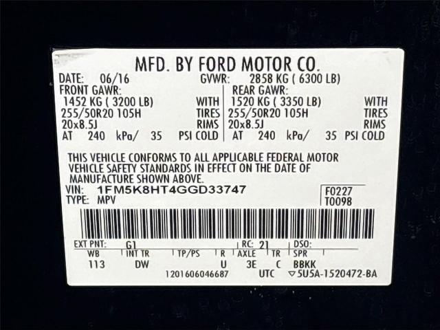 Photo of 2016 Shadow Black Ford Explorer