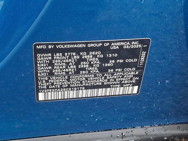 Photo of 2025 Kingfisher Blue Volkswagen Atlas Cross Sport