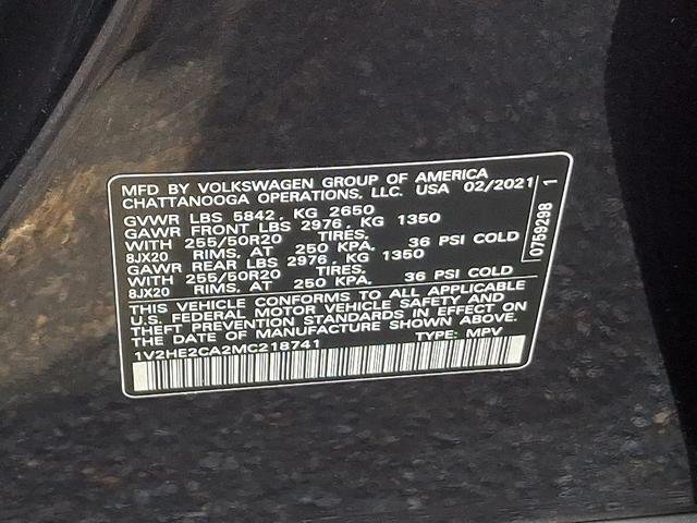 Photo of 2021 Deep Black Pearl Effect Volkswagen Atlas Cross Sport