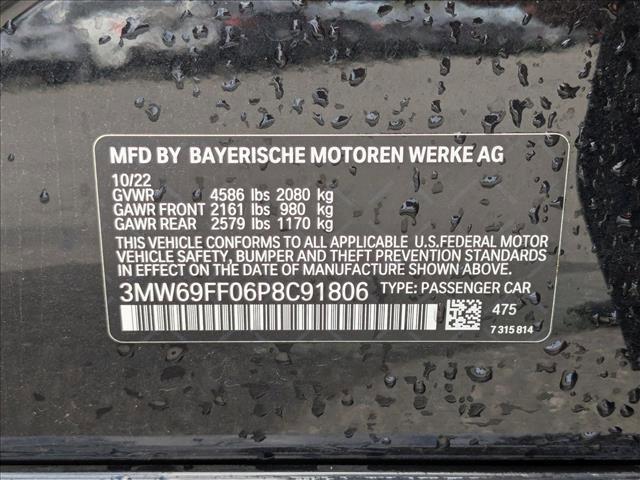 Photo of 2023 Black Sapphire Metallic BMW 330