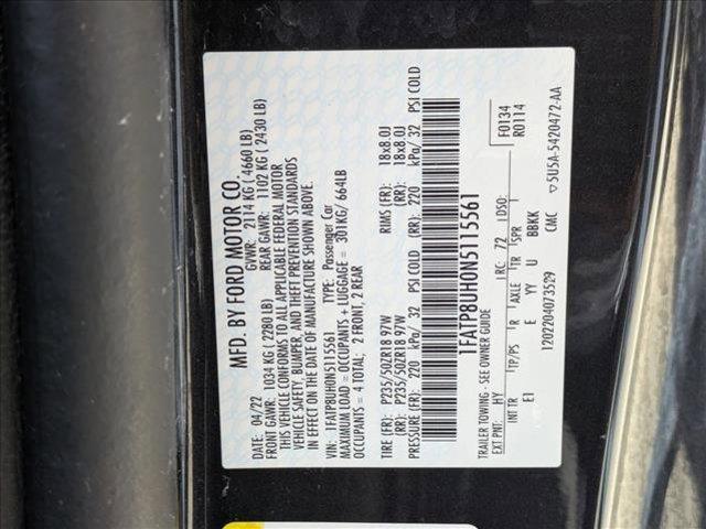 Photo of 2022 Dark Matter Gray Metallic Ford Mustang
