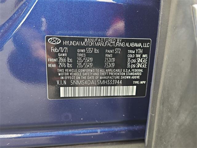 Photo of 2021 Stormy Sea Hyundai SANTA FE