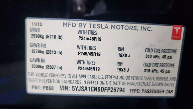 Photo of 2013 Black Tesla Model S