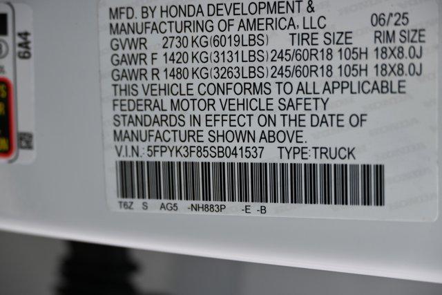 Photo of 2025 Platinum White Pearl Honda Ridgeline