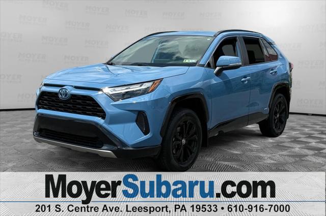 Photo of 2022 Cavalry Blue Toyota RAV4 Hybrid