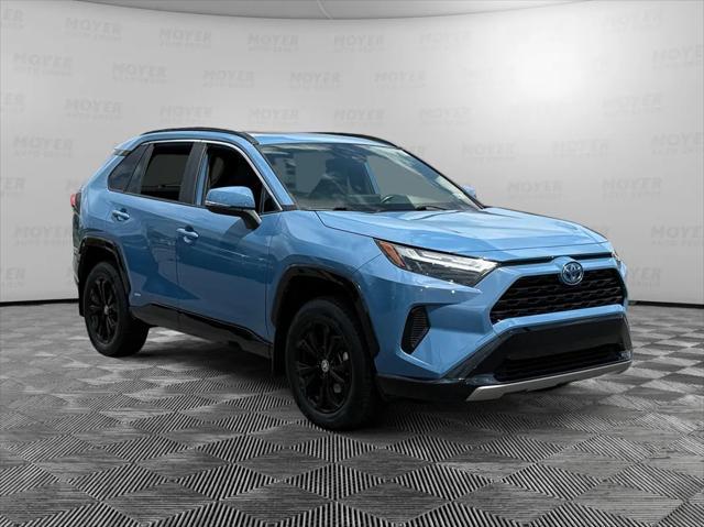 Photo of 2022 Cavalry Blue Toyota RAV4 Hybrid