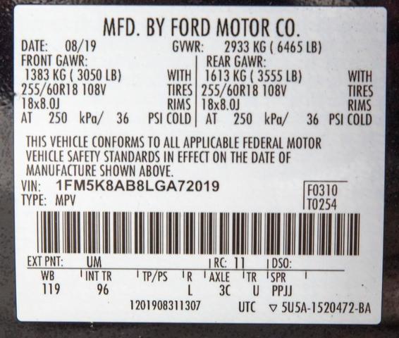Photo of 2020 Agate Black Ford Utility Police Interceptor