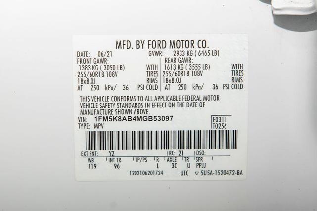 Photo of 2021 Oxford White Ford Utility Police Interceptor