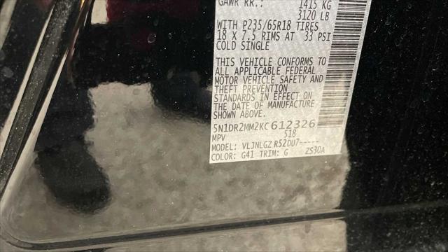 Photo of 2019 Magnetic Black Pearl Nissan Pathfinder