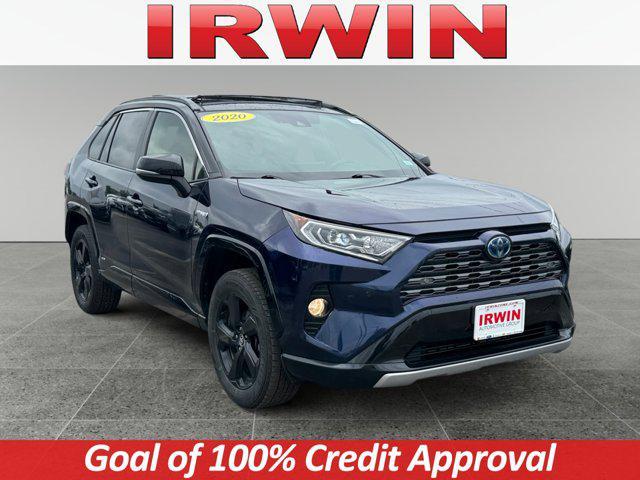 Photo of 2020 Blue Print w/Midnight Black Roof Toyota RAV4 Hybrid