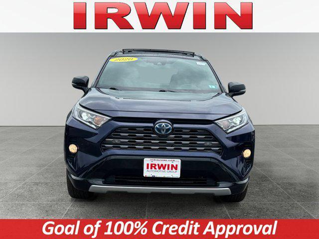 Photo of 2020 Blue Print w/Midnight Black Roof Toyota RAV4 Hybrid