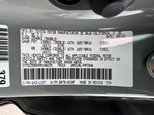 Photo of 2022 Lunar Rock Toyota Tacoma