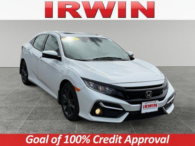 Photo of 2021 Platinum White Pearl Honda Civic