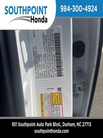 Photo of 2025 Platinum White Pearl Honda Accord Hybrid