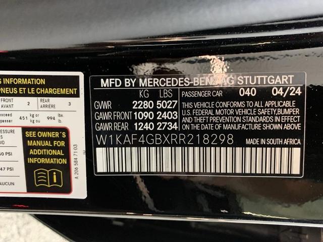 Photo of 2024 Black Mercedes-Benz C-Class