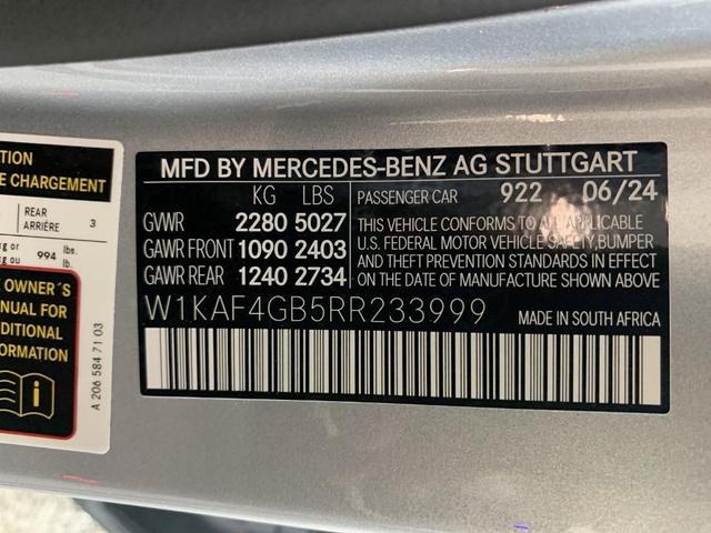 Photo of 2024 Cirrus Silver Metallic Mercedes-Benz C-Class