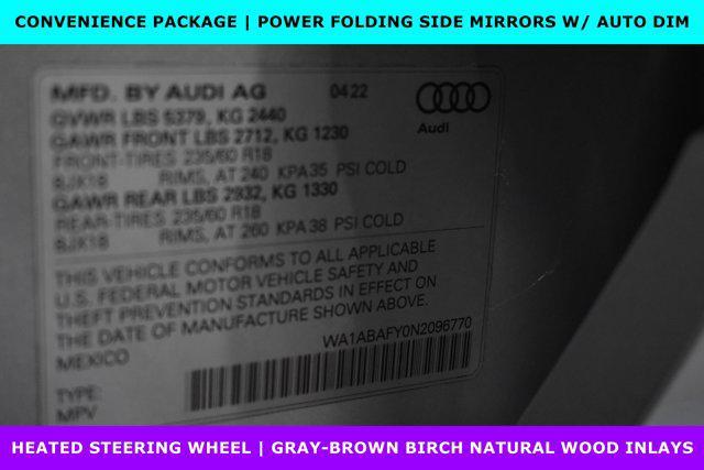 Photo of 2022 Florett Silver Metallic Audi Q5