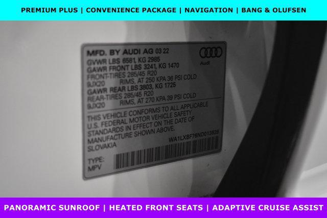 Photo of 2022 Carrara White Audi Q7