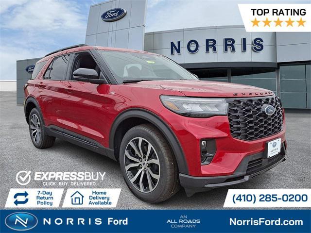 Photo of 2025 Rapid Red Metallic Tinted Clearcoat Ford Explorer