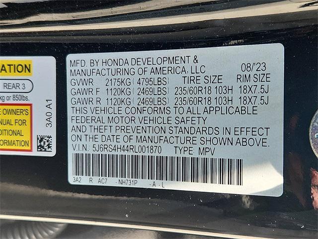 Photo of 2024 Crystal Black Pearl Honda CR-V