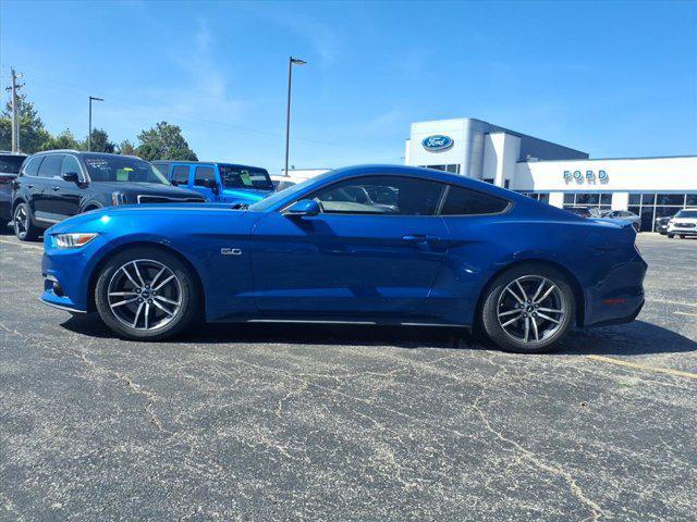 Photo of 2017 Lightning Blue Ford Mustang