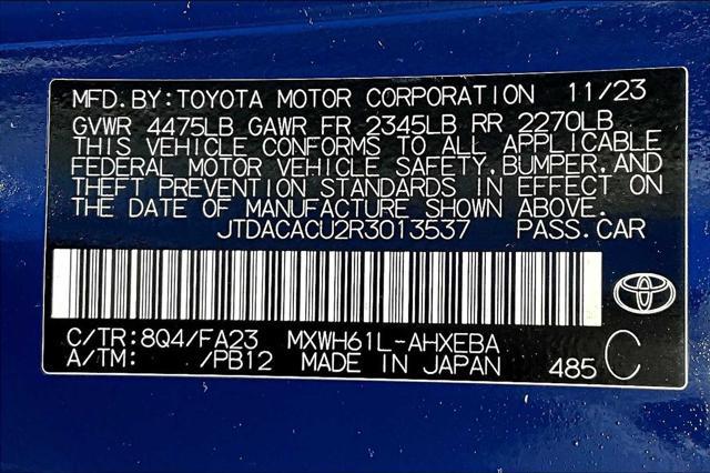 Photo of 2024 Reservoir Blue Toyota Prius Prime